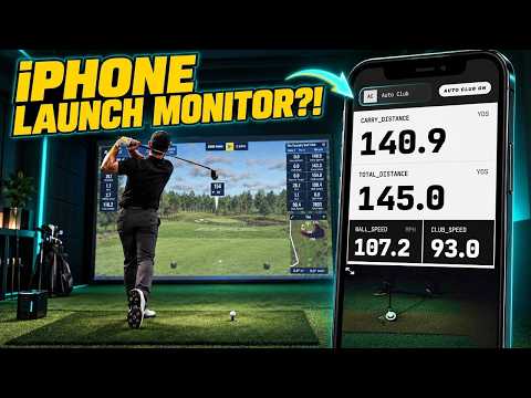I Turned My iPhone Into a Golf Launch Monitor & Golf Simulator!