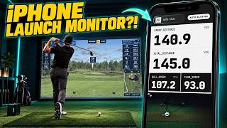 I Turned My iPhone Into a Golf Launch Monitor & Golf Simulator! screenshot 3