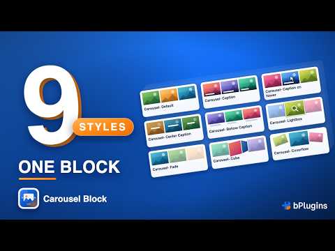 Carousel Block WordPress Plugin — Create stunning carousels effortlessly