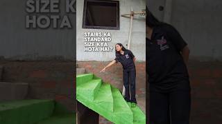 Standard Size of Stairs | Safe Riser, Tread & Angle for Staircase | Civil Construction Tips #civil