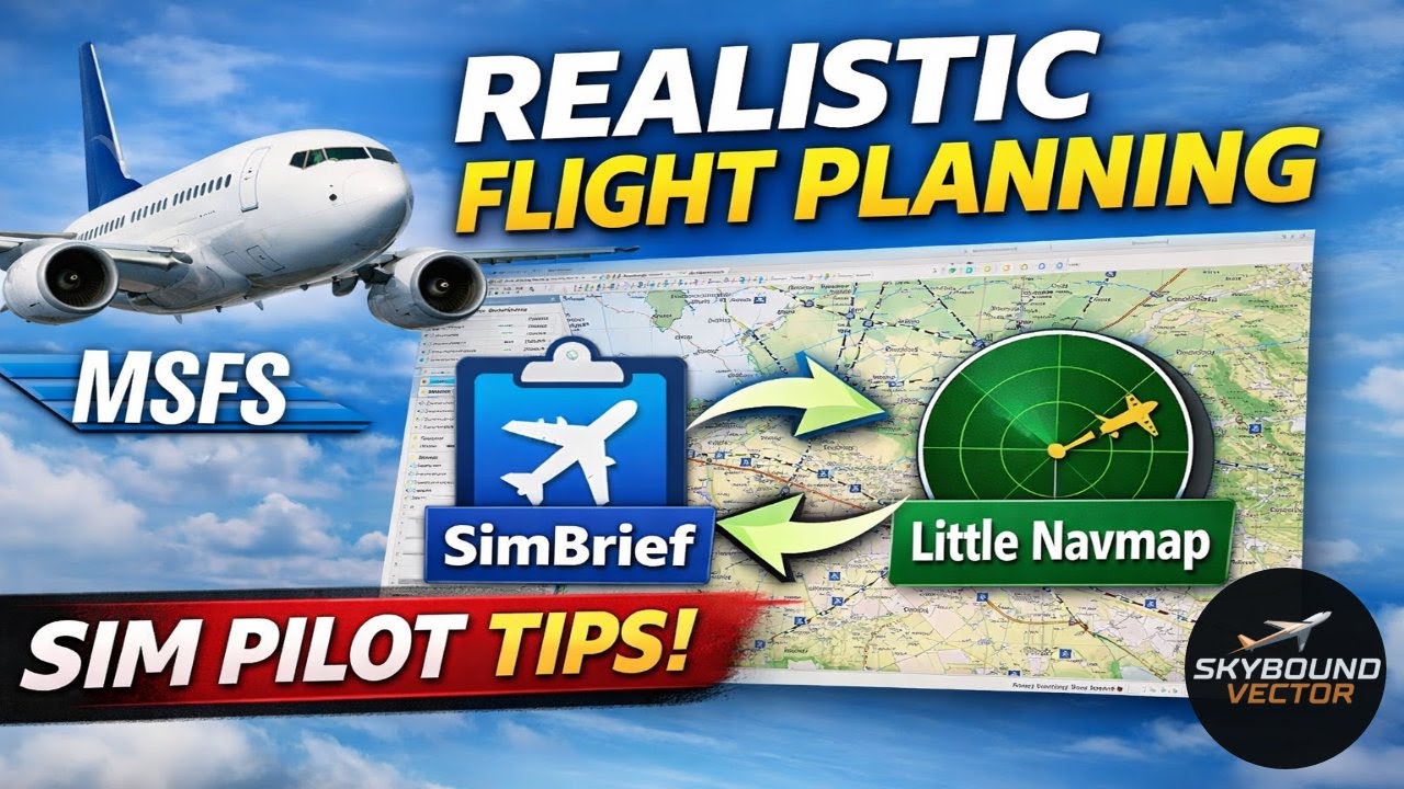 How to Create Flight Plans Using Little Navmap & SimBrief