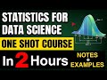 Master Statistics for Data Analytics in 2 Hours (Complete One Shot) 
