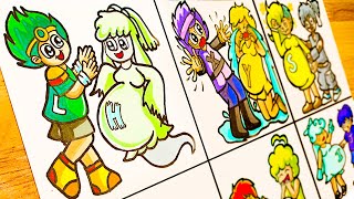 Drawing Alphabet Lore Couple Real Life Pregnant funny love story 🖌 Humanized Alphabet Lore Vane Art