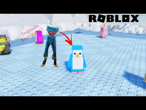 JOGANDO KNOCKOUT! Knockout #huggywuggy #roblox #jogos #memes #knockout