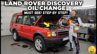 Land Rover Discovery 4.0 V8 Oil Change | Step-by-Step DIY Guide (1994-2004)