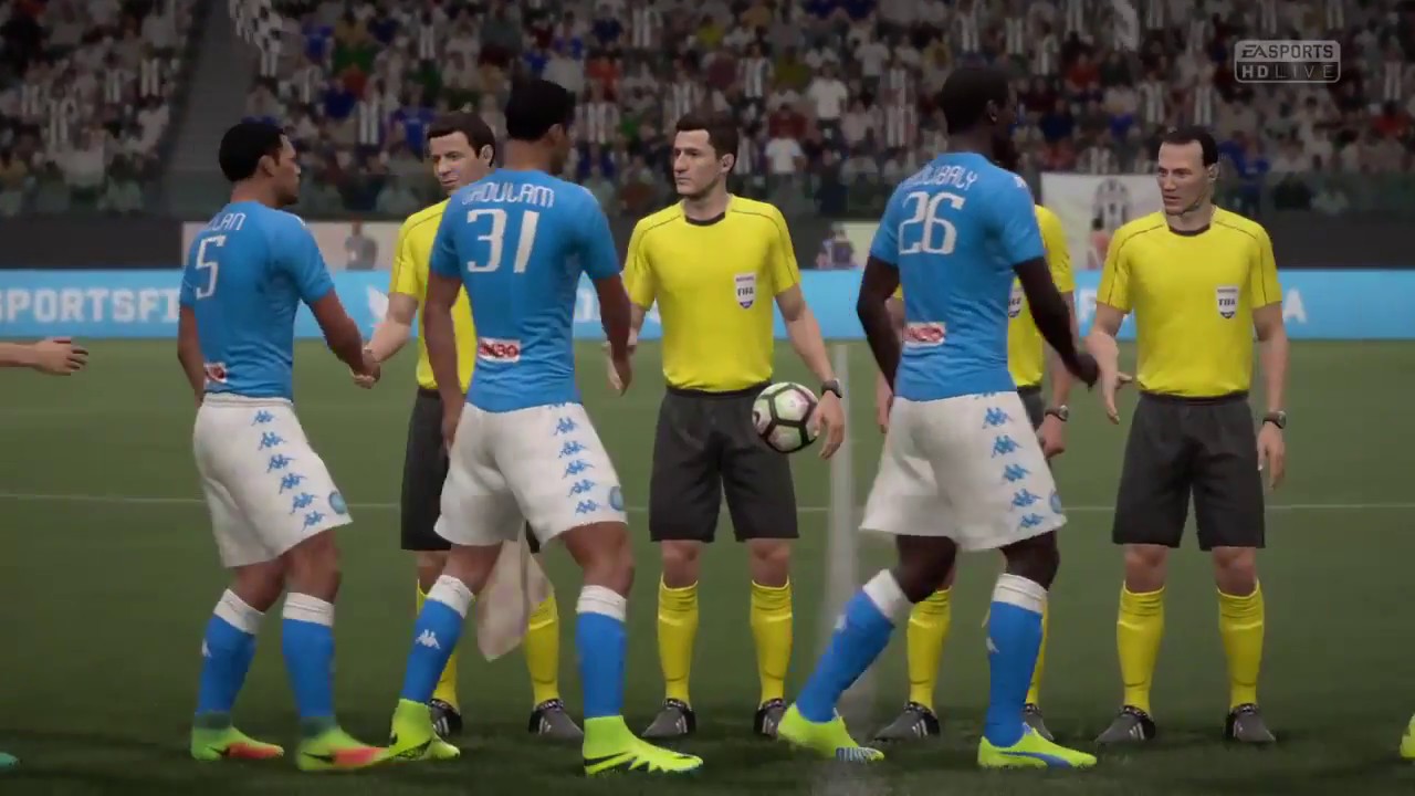 [Gameplay Fifa17] JUVENTUS - NAPOLI. Commento Pardo - Nava