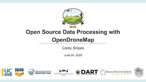 DroneCamp 2020: Open Source Data Processing with OpenDroneMap