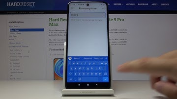 Rename Device - Change XIAOMI Redmi Note 9 Pro Name