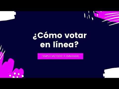 Vídeo: Com Votar En Línia