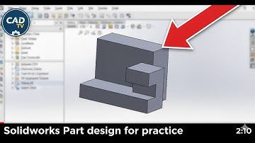 SOLIDWORKS Tutorial: Design a Mechanical Part 11 | Easy Step-by-Step Guide for Beginners
