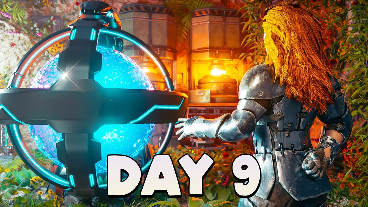 СОЛО Улучшаю свою скрытую RATHOLE до TEK на 9-й день ARK!