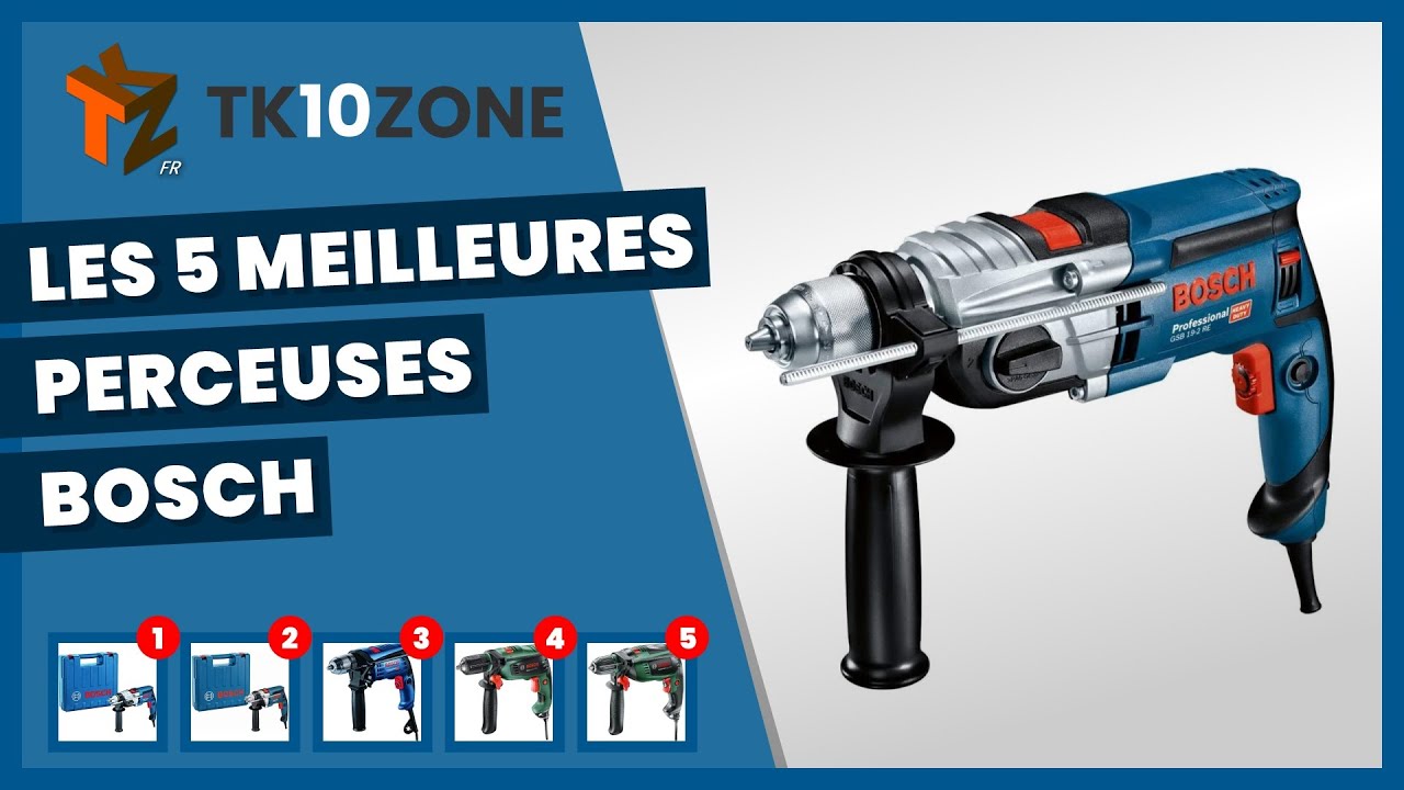 Les 5 meilleures perceuses bosch - YouTube