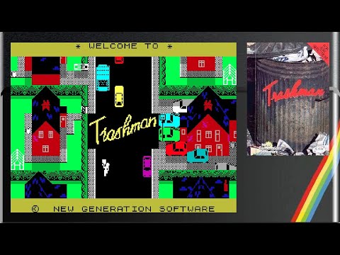 Trashman (New Generation Software / 1984) ZX Spectrum Review - YouTube