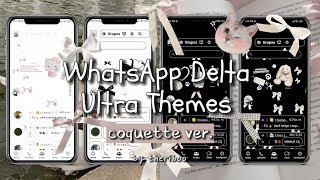 🦢 Temas para WhatsApp Delta Ultra| Themes 2024 |coquette ver 🎀 aesthetic@theriboo ✉️ by theriboo 4,601 views 3 months ago 8 minutes, 17 seconds