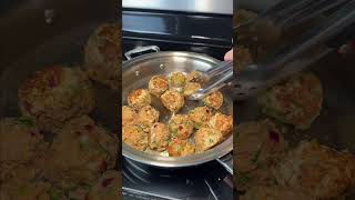 Cilantro Chicken Meatballs with Coconut Rice