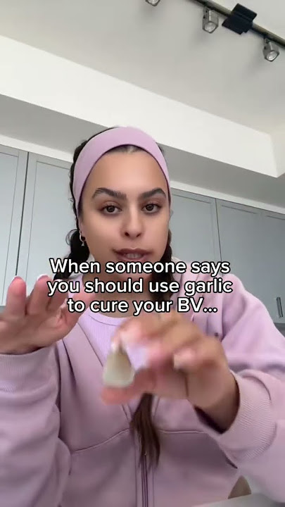 Garlic won’t fix BV ✖️ #happyv #bvrelief #womenswellness #girlhood #bvrelief
