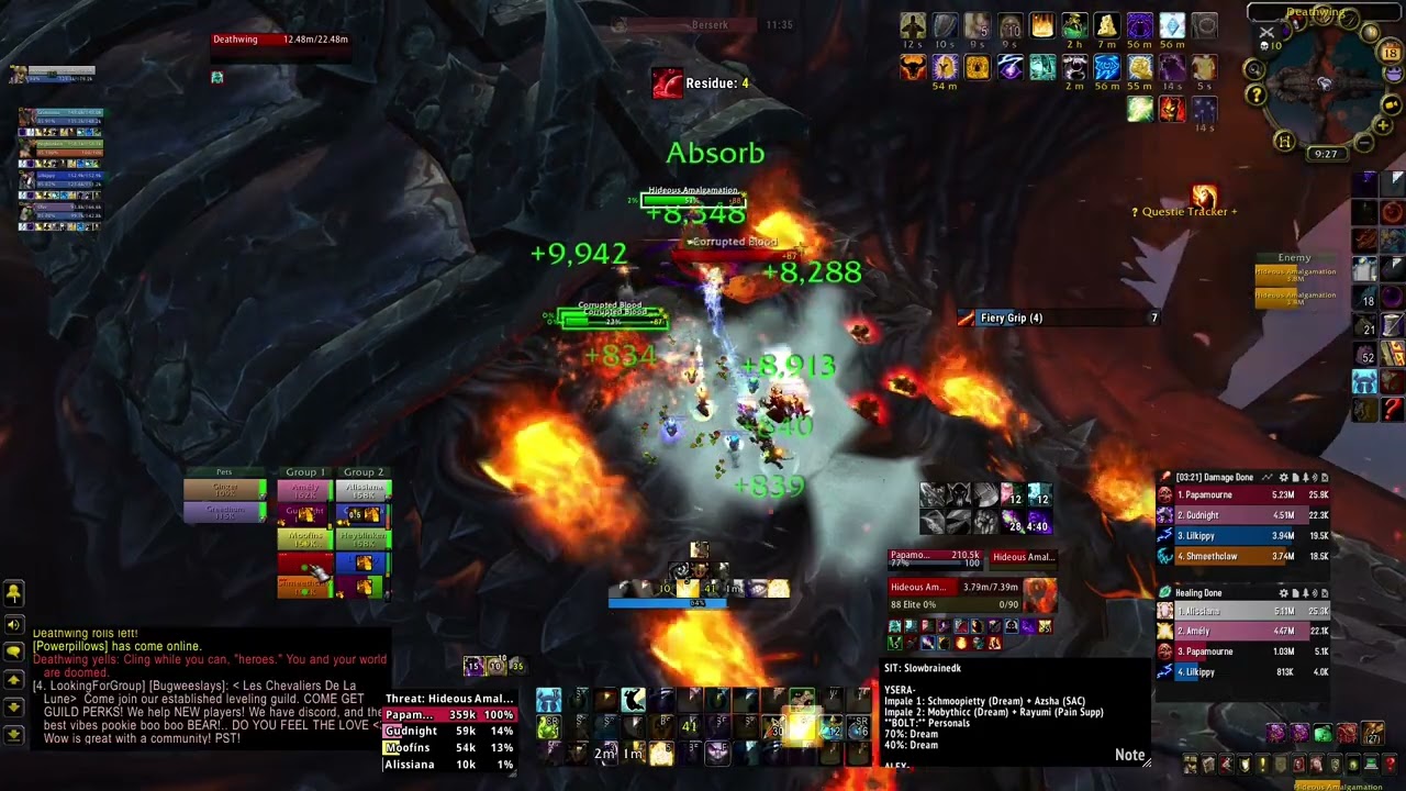 Versus - Dragon Soul Heroic Spine of Deathwing 10-Man Disc Priest POV 2 healing