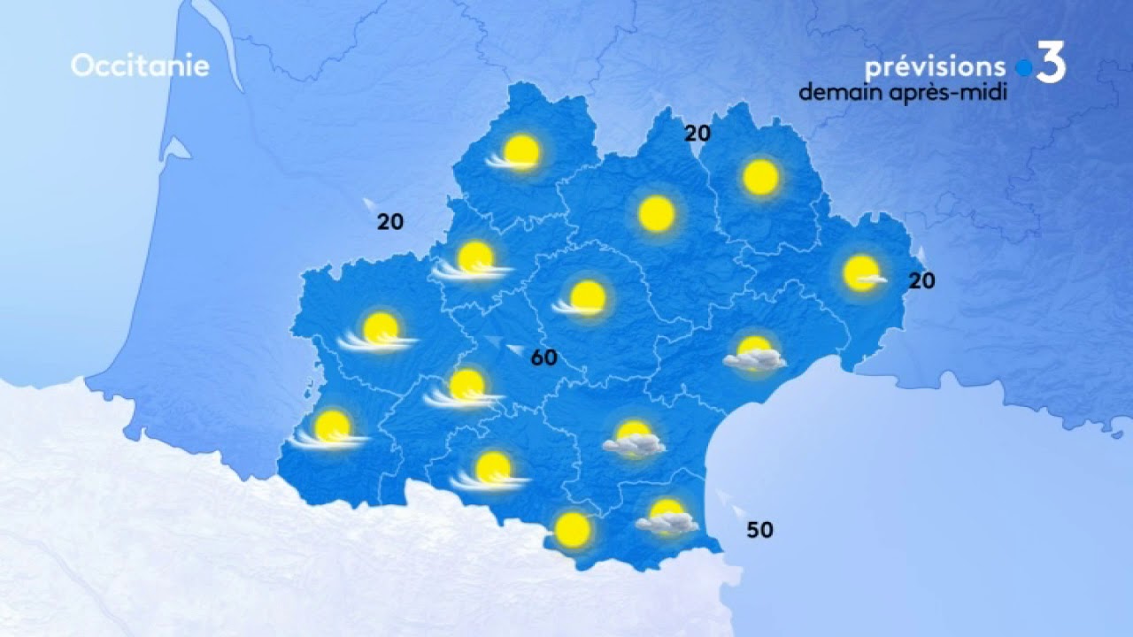 Météo de ce mercredi : une grande douceur dans l'après-midi occitanie esl