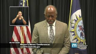 06/04/20 Mayor John Cooper News Conference