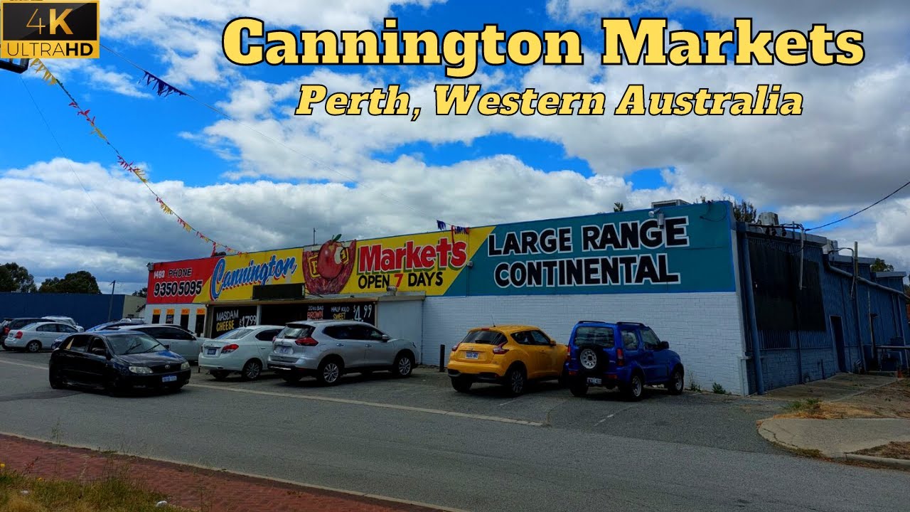 Cannington Markets, Perth Western Australia [4K] YouTube