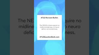 Advanced Trauma Life Support (ATLS) Exam Revision Bullet