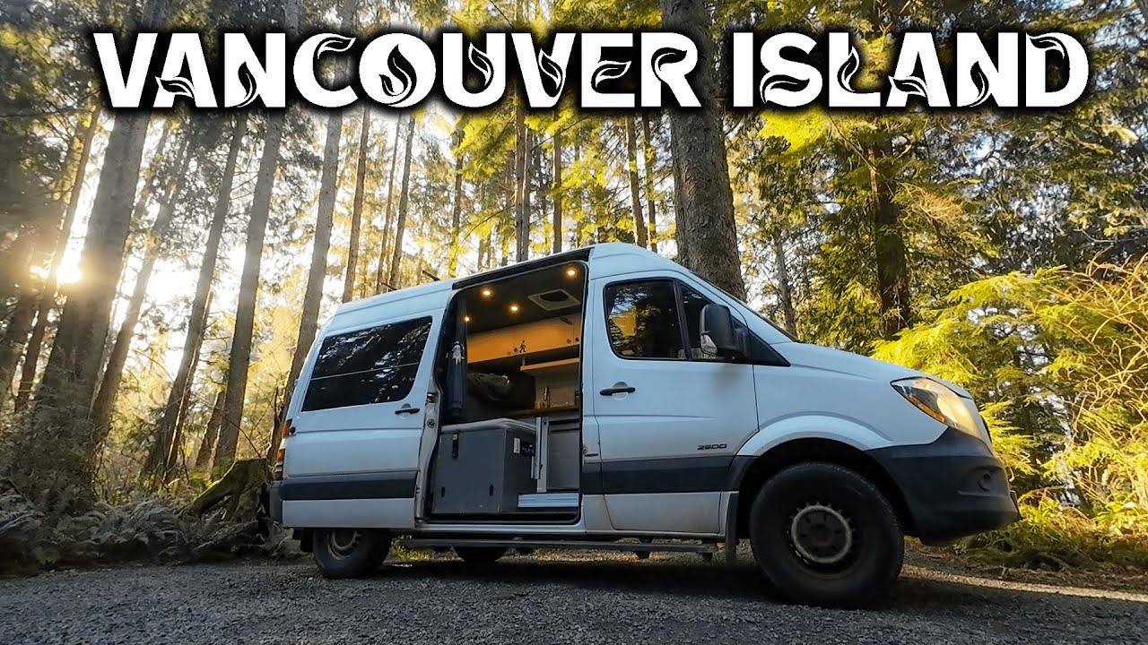 Vancouver Island Vanlife Camping, Sunset, & Cooking
