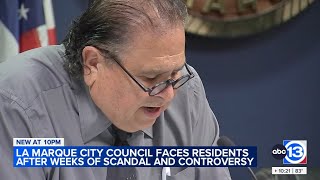 La Marque city council faces residents amid ongoing political disputes