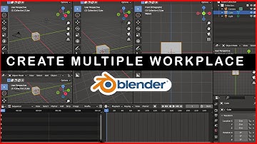 Blender Interface Beginner Tutorial - Workspace