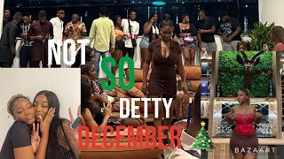 Not so DETTY DECEMBER : vlogs|parties|concerts| friends