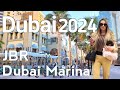 Dubai 4k amazing jbr dubai marina walking tour 