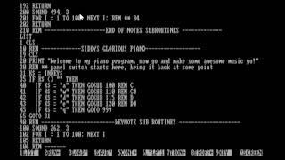 IBM PC-XT  *** IBM BASIC *** Coding ASMR