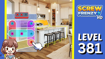 Screw Frenzy Level 381 Solution Walkthrough