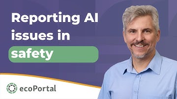 ecoPortal Webinar Snacks - Reporting AI issues in Safety