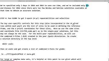 GAMIT-GLOBK 12: Velocities Part 1