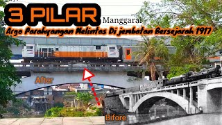 Napak Tilas Di 3 Pilar Jembatan Manggarai Bersejarah