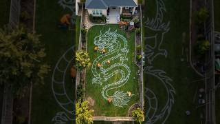 Epic Dragon Koi Pond Build! 🐉 Backyard Transformation #shorts