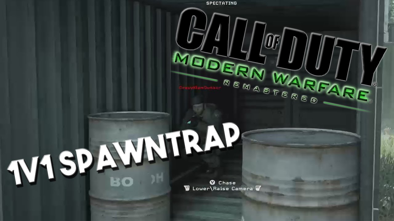 SHIPMENT SPAWN TRAP 1V1 (Modern Warfare Remastered Gameplay)
