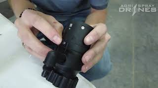 How to disassemble a DJI Agras T40 pump