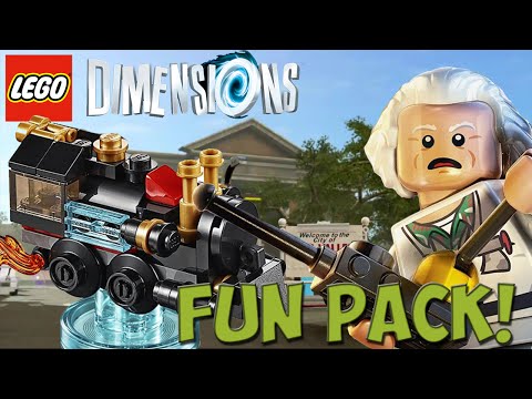 LEGO Dimensions: Doc Brown (Back to the Future) - Fun Pack - Free Roam (71230)