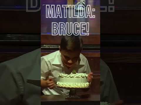 Middle School Bruce Eats Entire Chocolate Cake | Matilda Jr