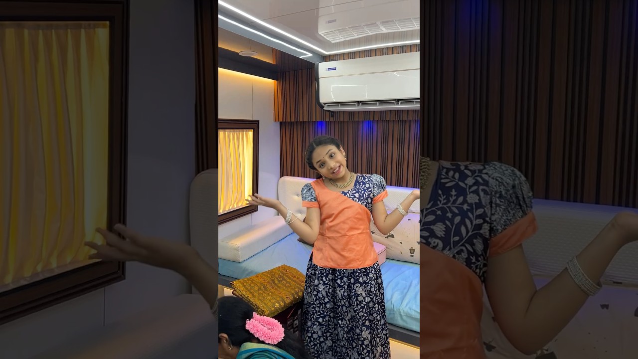 Prac New Serial Shoot Begins⁉️இது தான் Caravan ஆஹா‼️Acting Begins 🎥 #makeup #beautytips #shorts