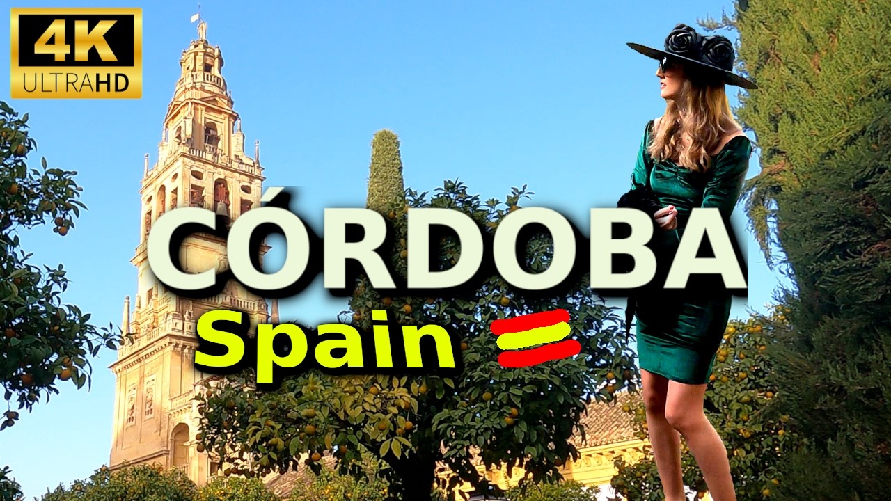 ИСПАНИЯ Уютный город КОРДОБА. Пешеходная экскурсия по Худерии Меските 4K