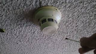System Sensor 2400 Photoelectric Smoke Detector Test