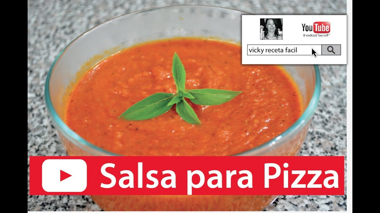 SALSA PARA PIZZA | Vicky Receta Facil | VICKY RECETA FACIL