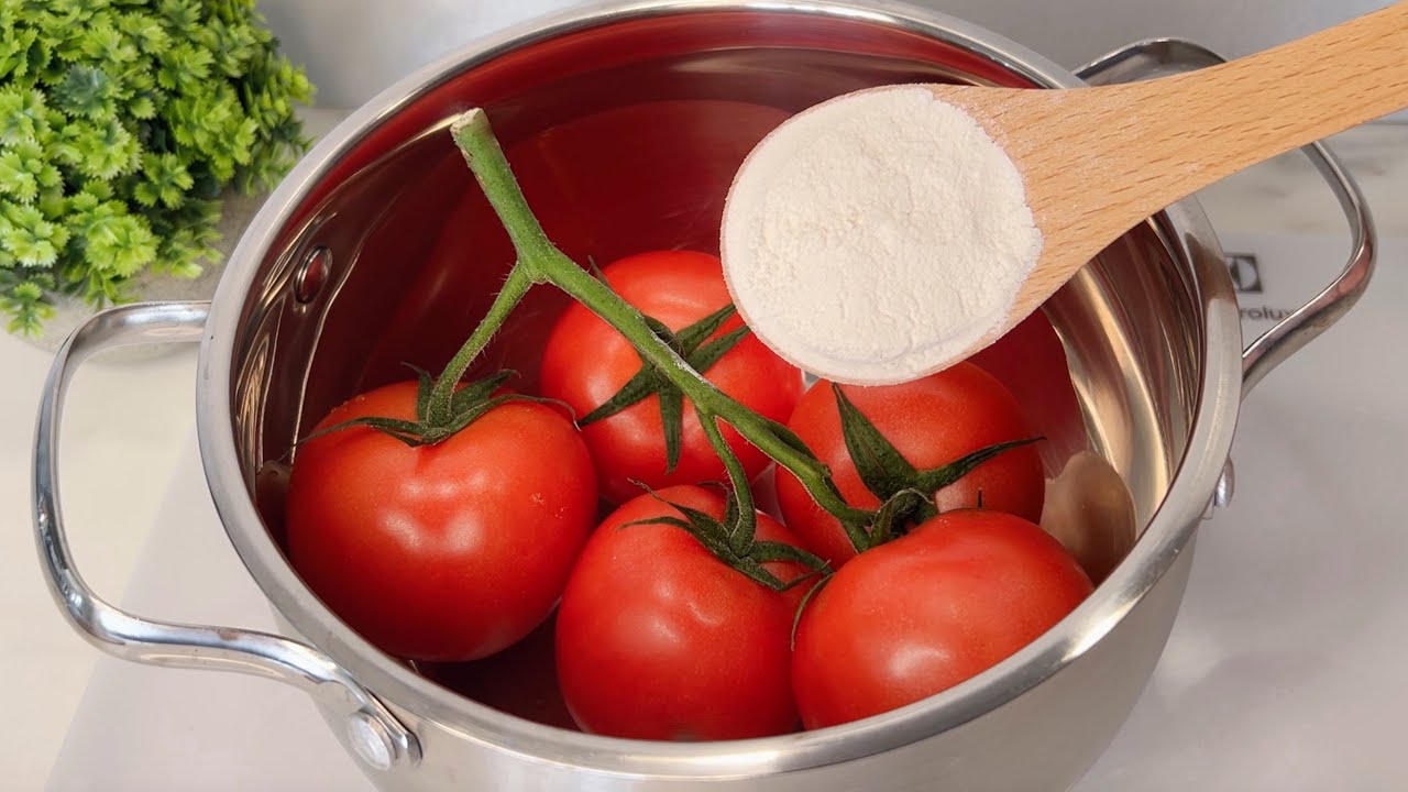 Добавьте муку к помидорам! Потрясающий! Подруга из Турции научила меня готовить такой вкусный суп!