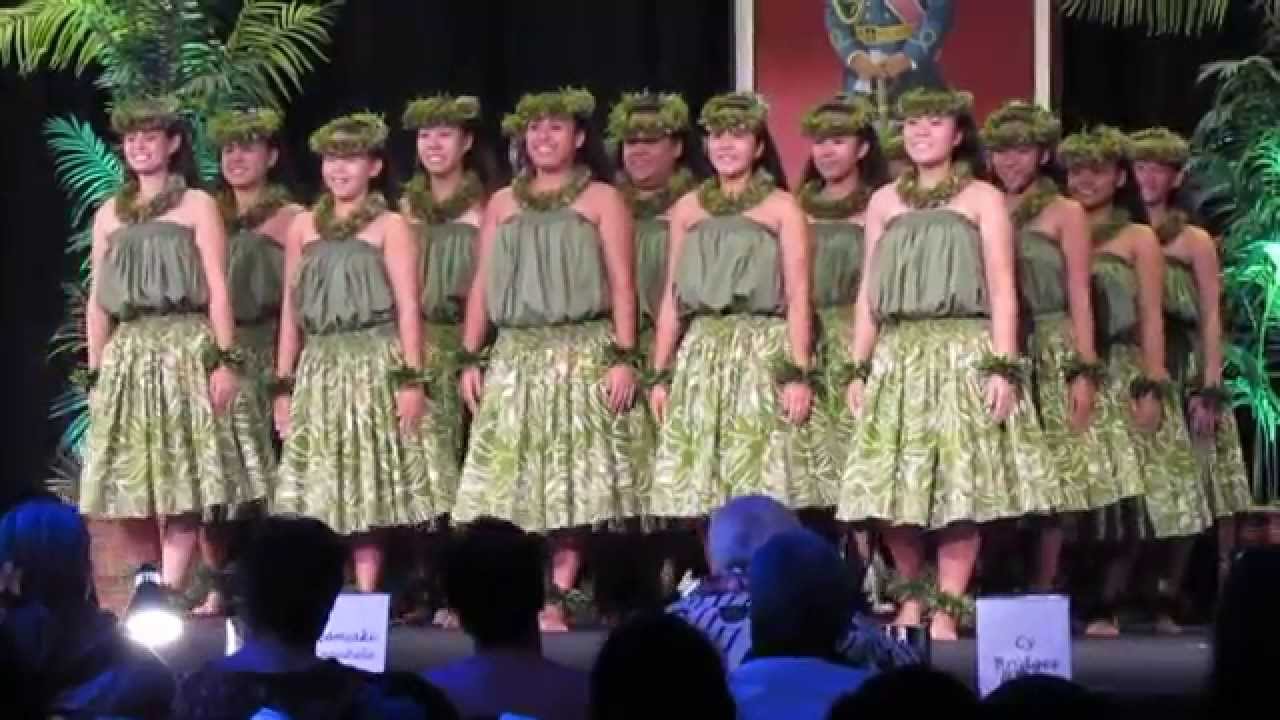 Hula Oni E 2015 (Kahiko) Hula Hui O Kapunahala YouTube