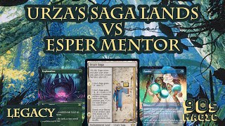 Esper Mentor vs Urzas Saga Lands [MTG Legacy]