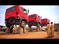 Pakistani mechanic Changing truck from 6 wheeler to 22 wheeler big truck