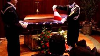 my dad's flag folding ceremony