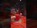 Inflatable Costume Chaos: Trampoline Park Wipeout Fails!
